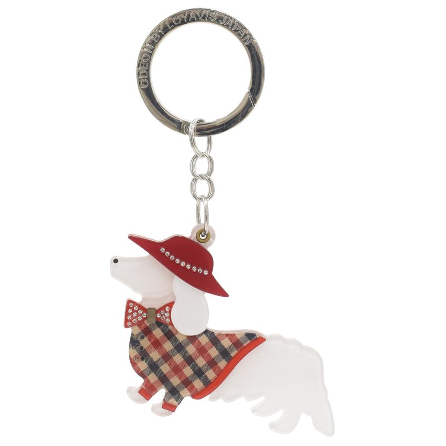 犬 ダックスフンド チャーム レディース キーホルダー  ダックス アクセサリー バッグチャーム ダックスフント 犬 アクリルキーホルダー かわいい