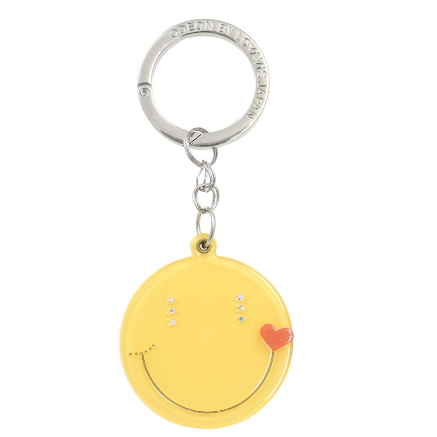キーホルダー・アクリルキーホルダー smile バッグチャーム スマイル アクリルキーホルダー かわいい キーリング