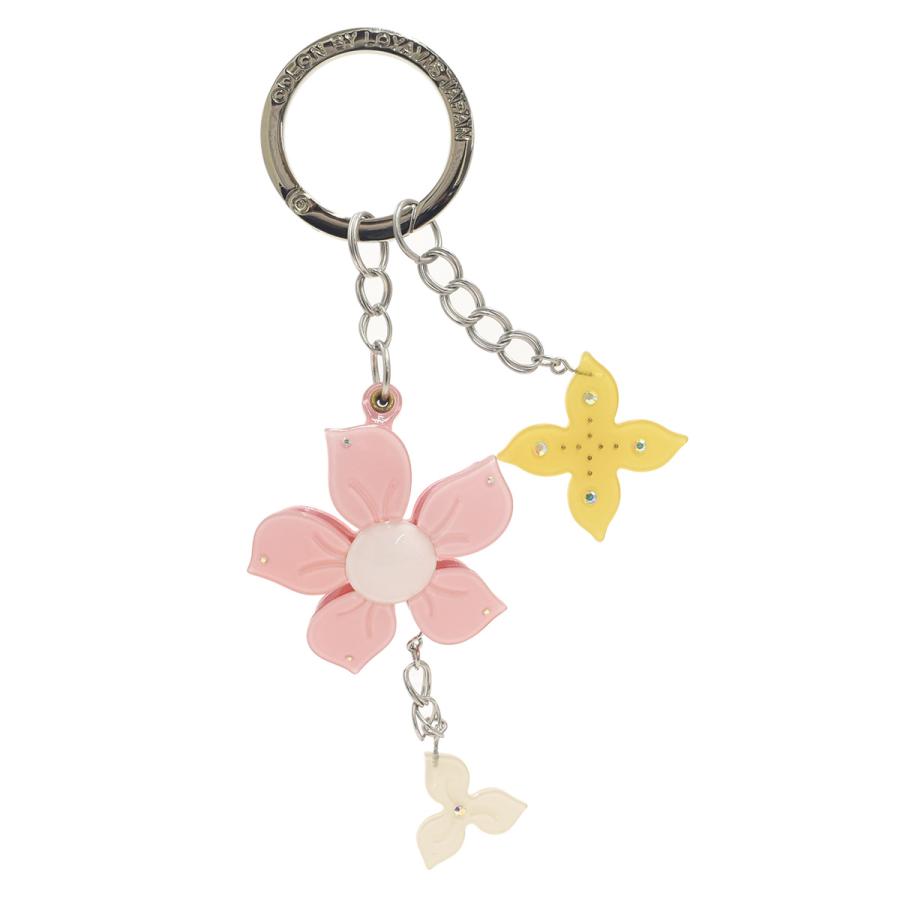 桔梗　イニシャルキーホルダー　16点　ハンドメイド　お花チャーム 桔梗 イニシャルキーホルダー 16点 ハンドメイド お花チャーム