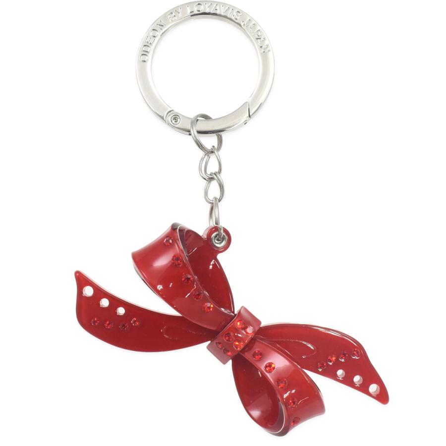 バッグチャーム リボン アクリルキーホルダー かわいい