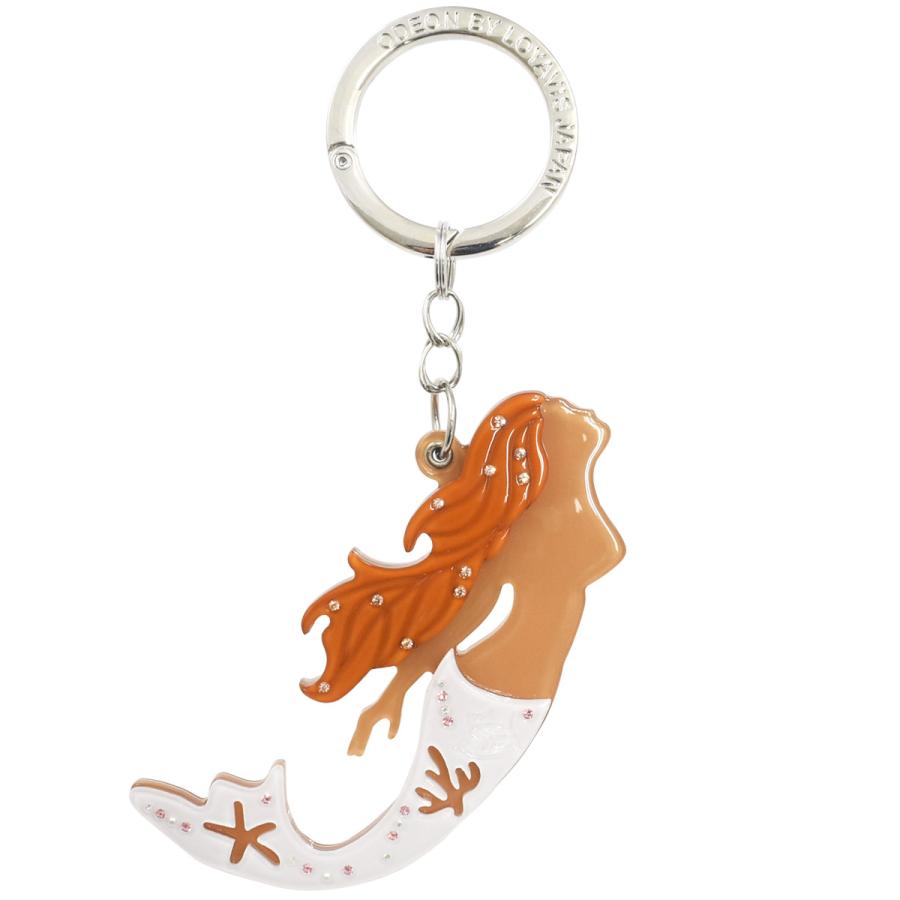 バッグチャーム 人魚 マーメイド キーリング かわいい アクリル