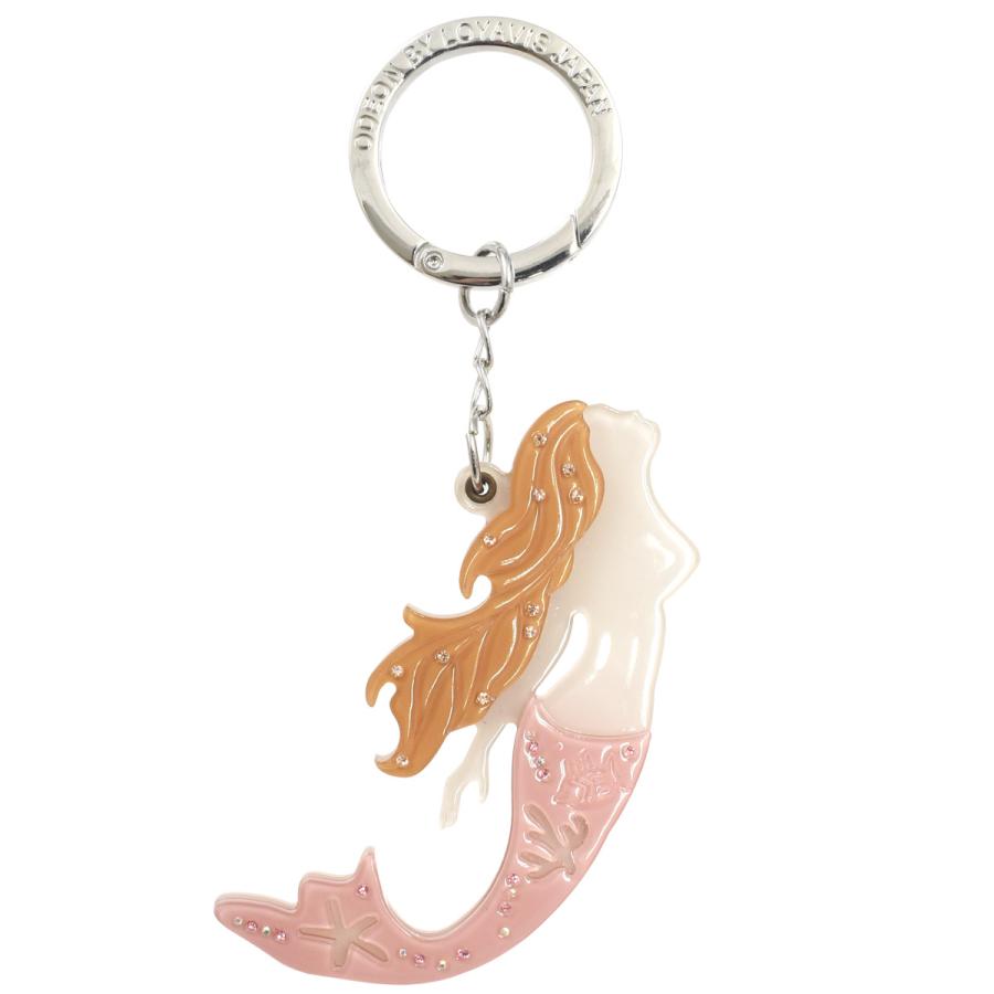 バッグチャーム 人魚 マーメイド キーリング かわいい アクリル