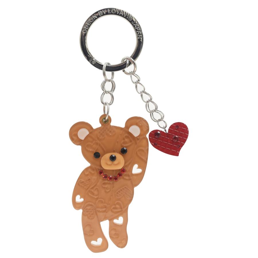 ローテンブルク　テディベア　キーホルダー ソフトキーリング・テディベア ロッテ | ドイツ最高級テディベア