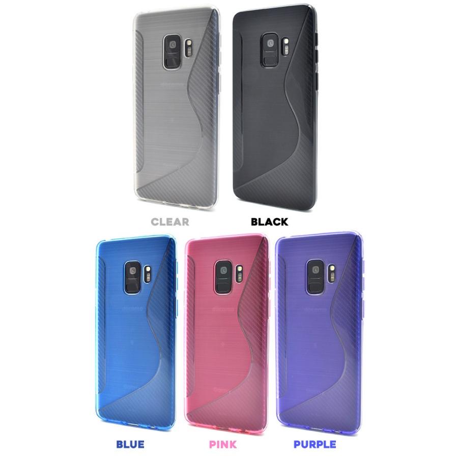 Galaxy S9 SC-02K SCV38 ケース ウェーブ TPUラバーケース