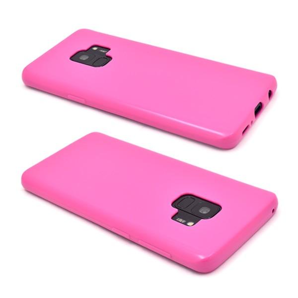 Galaxy S9 SC-02K SCV38 ケース カラー ソフトケース TPU ギャラクシー