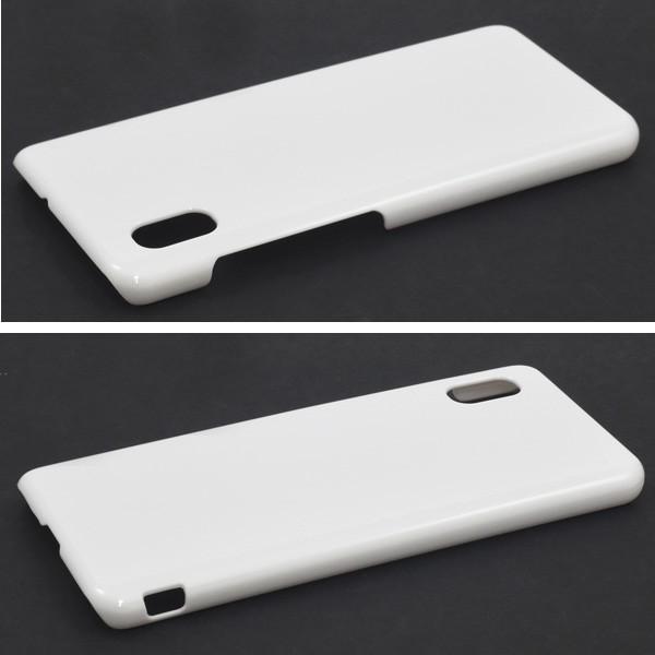 Galaxy A20 A21 ケース カバー ホワイト 白 ハードケース 背面