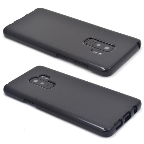 Galaxy S9+ SC-03K SCV39 ケース ハードケース 黒（ブラック