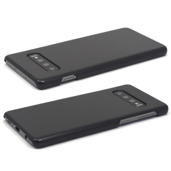 Galaxy S10 ケース カバー ハードケース ブラック 黒 ギャラクシーS10 背面ジャケット SC-03L SCV41｜n-style｜02