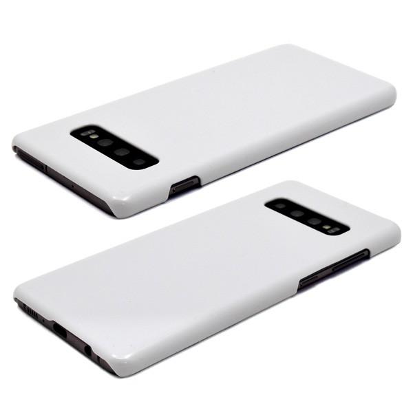 Galaxy S10+ ケース ハードケース 白 ホワイト ギャラクシーS10プラス