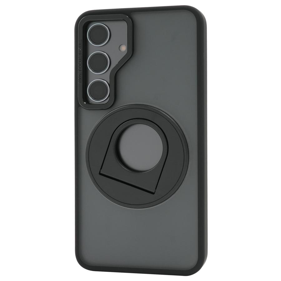 Galaxy S24 Ultra ケース スマホリング付 マットバンパー MagSafe対応