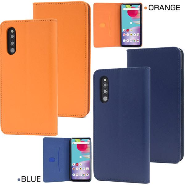 Galaxy A41 スマホケース 手帳型 選べる8色 合皮レザー ベルトフラップ