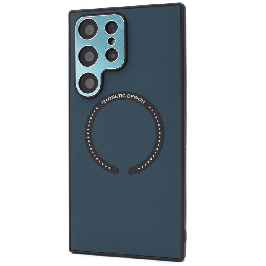Galaxy S23 Ultra カバー ケース MagSafe対応 メタリックバンパー