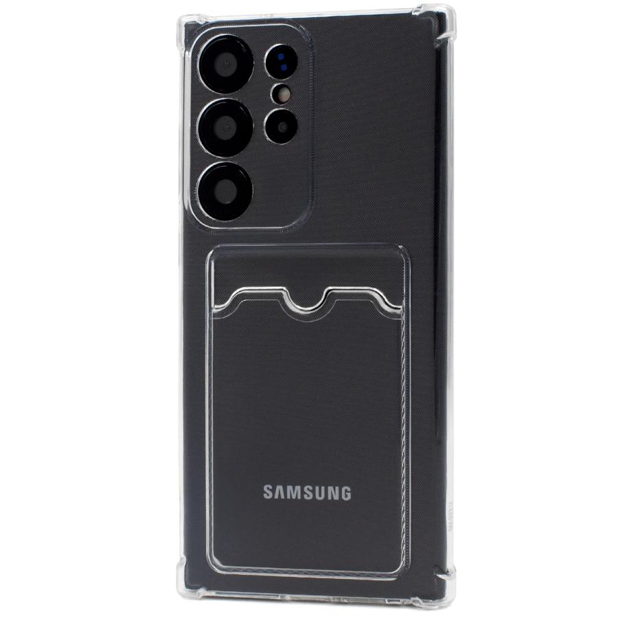 Galaxy S23 Ultra カバー クリアケース カード・チェキ収納背面 Galaxy S23 Ultra カバー クリアケース カード・チェキ収納背面