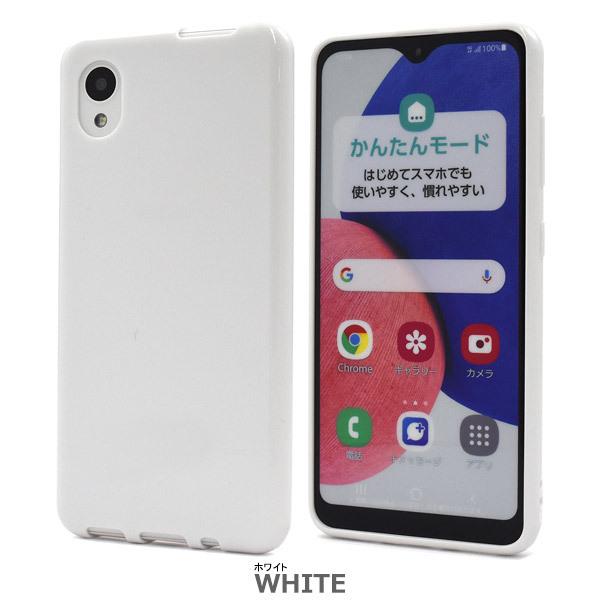 Galaxy A22 5G スマホケース付き Galaxy A22 5G ケース カバー TPU ソフトケース 黒 白 背面