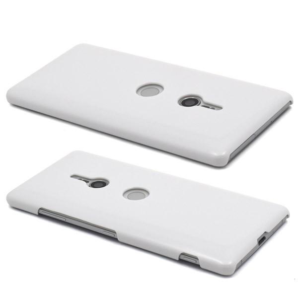 Xperia XZ3 ケース ハードケース ホワイト 白 背面 カバー
