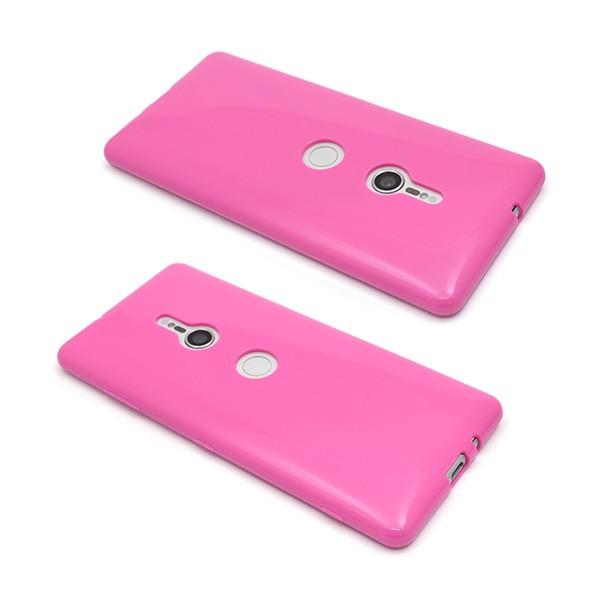 ケース3 Xperia XZ3 ケース TPU ソフトケース 3カラー 背面 カバー