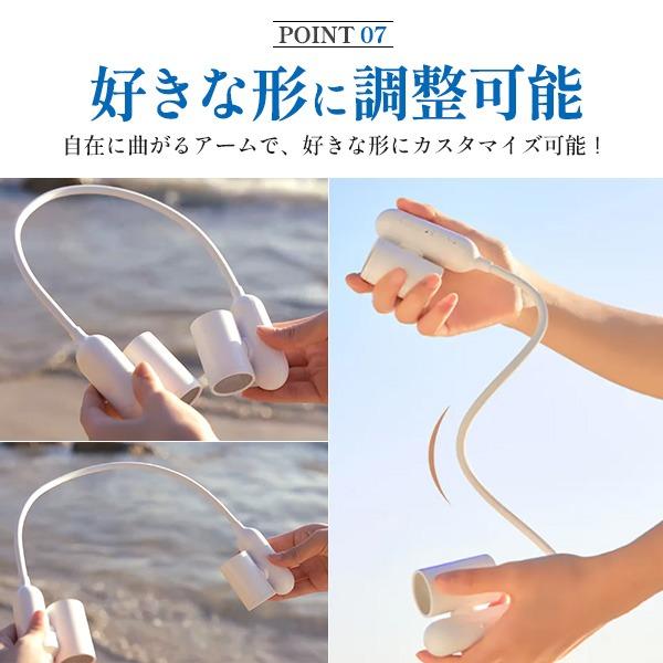 ハンディファン ネッククーラー 10000mAh 首掛け扇風機 ネックファン ネッククーラー おしゃれ 首掛け扇風機 ネックファン 羽なし