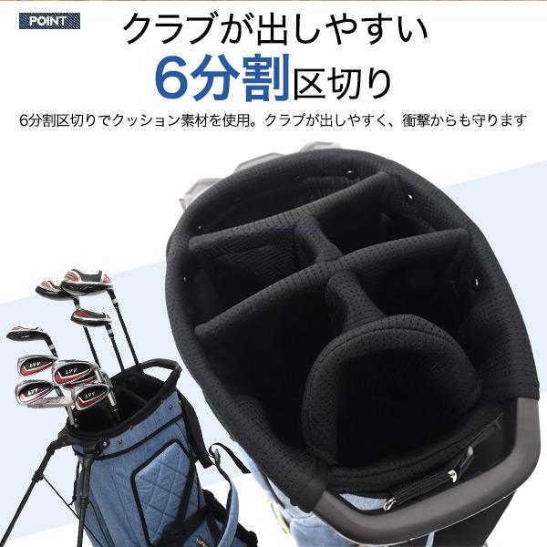 ゴルフ キャディバッグ デニムデザイン メンズ レディース ゴルフ キャディバッグ デニムデザイン メンズ レディース