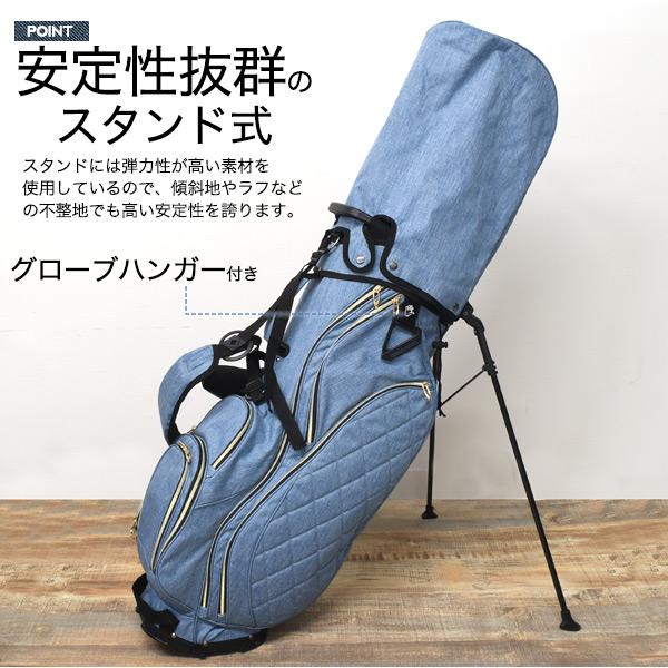 ゴルフ キャディバッグ デニムデザイン メンズ レディース ゴルフ キャディバッグ デニムデザイン メンズ レディース
