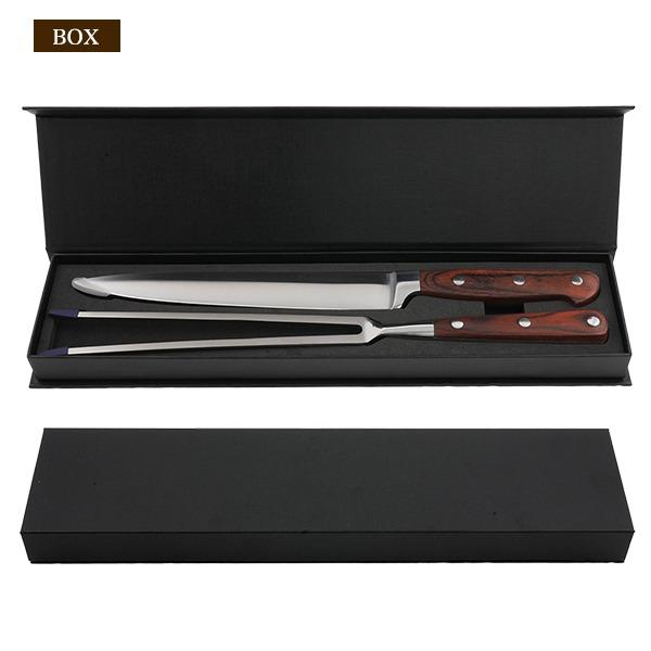 ステーキナイフ＆ミートフォーク セット カービングフォーク