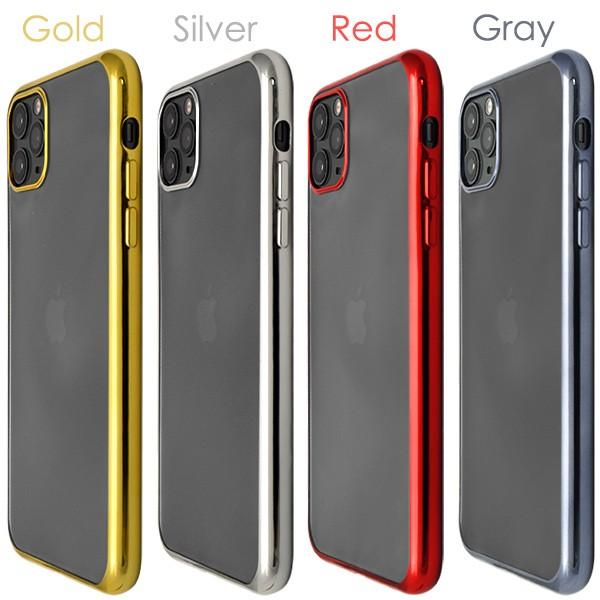 PLATA（プラタ） iPhone11 Pro Max カバー ケース メタリックバンパー
