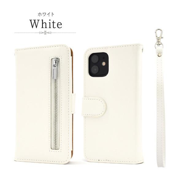 PLATA iPhone12 ケース iPhone12Pro 手帳型ケース ジップ