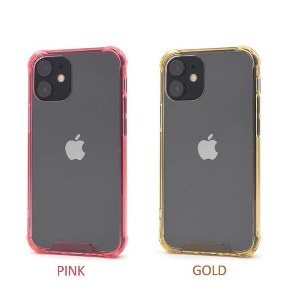 PLATA（プラタ） iPhone12mini カバー ケース 耐衝撃 背面クリア