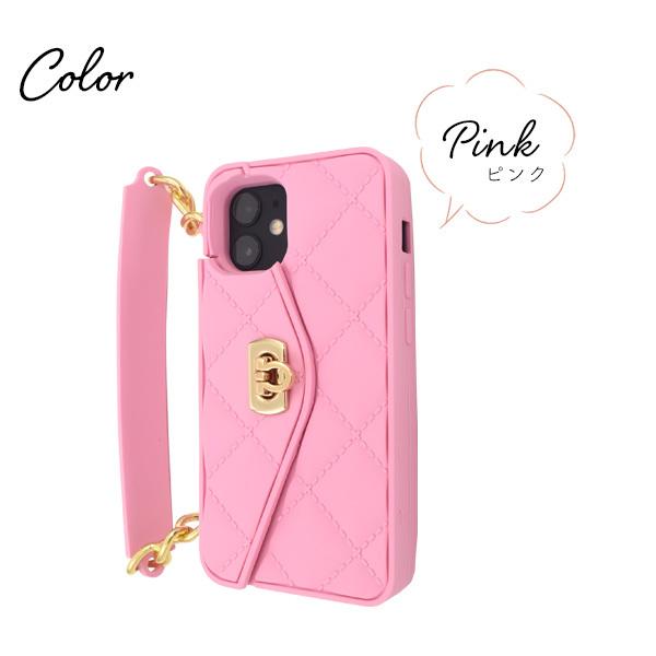 PLATA iPhone12mini カバー ケース ハンドバッグ型 シリコン ソフト