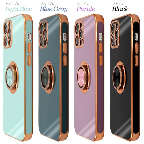 PLATA（プラタ） iPhone12Pro カバー ケース スマホリング バンカー