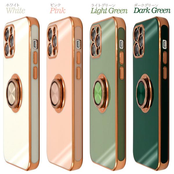 PLATA（プラタ） iPhone12Pro カバー ケース スマホリング バンカー