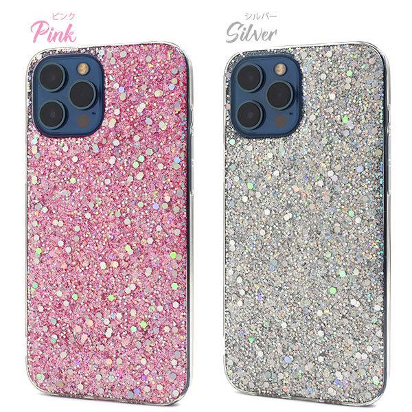 PLATA（プラタ） iPhone12ProMax カバー ケース キラキラ グリッター