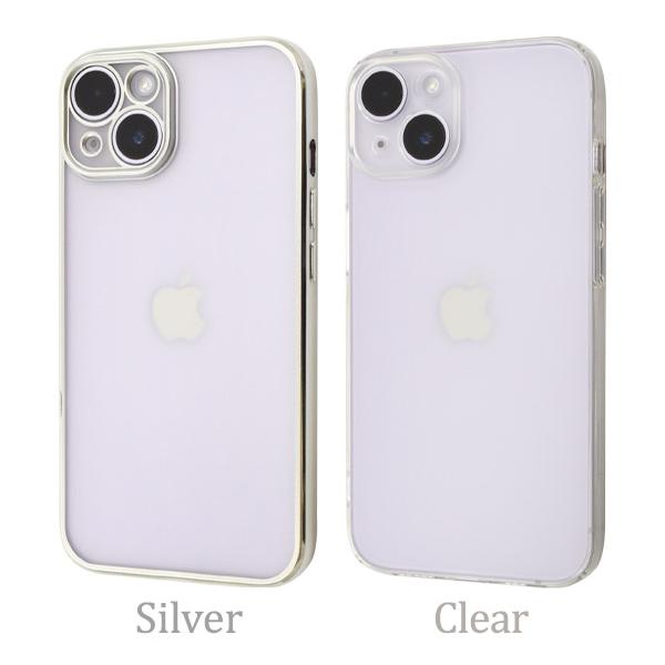 ADVENTURER iPhone用ケースIPhone 14ケース6.1インチ PLATA（プラタ） iPhone14 (6.1インチ) 専用 メタルリックバンパー