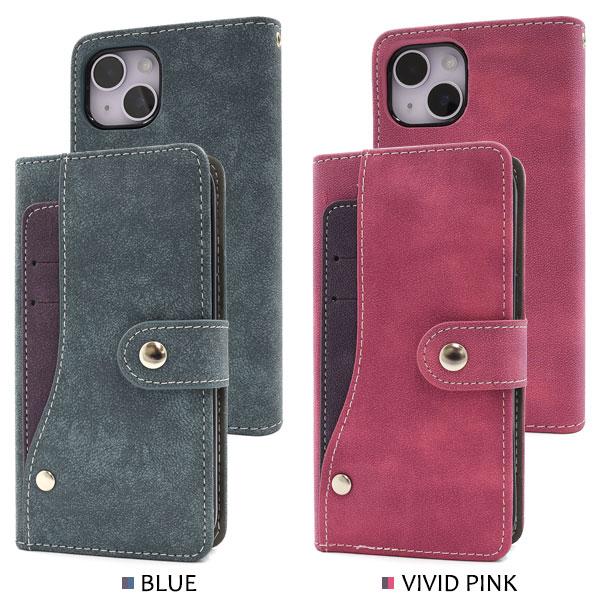 PLATA（プラタ） iPhone14 ケース 手帳型 スライド式カード収納 IC