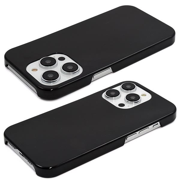 PLATA iPhone14pro ケース カバー ブラック 黒 無地 ハード
