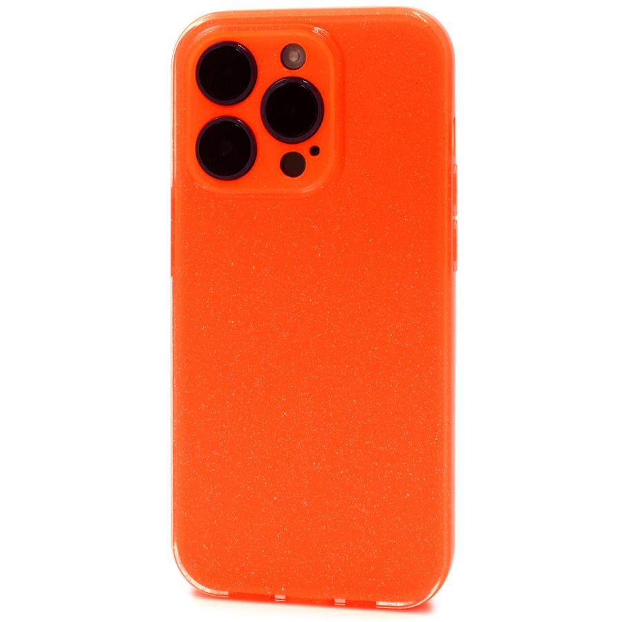 CUSTYPE オレンジ iPhone14 Proケース 5点セット PLATA（プラタ） iPhone14pro ケース カバー グリッター ビタミン