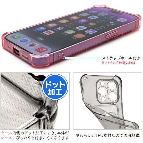 PLATA iPhone14pro カバー クリアケース カード・チェキ収納背面 