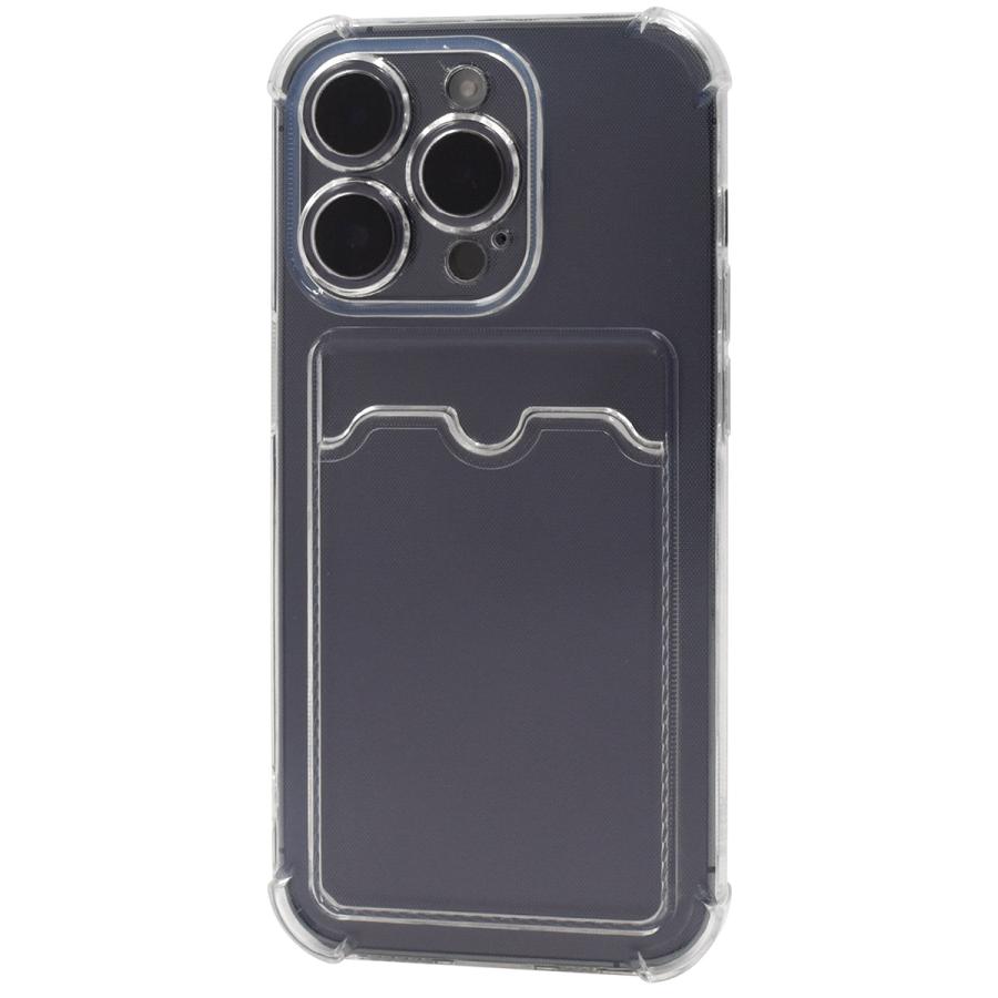 PLATA（プラタ） iPhone14pro カバー クリアケース カード・チェキ収納