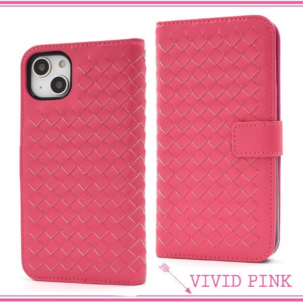 パープル編み込みケース SHARP Android One S8 ケース カバー 手帳 手帳型 大人の