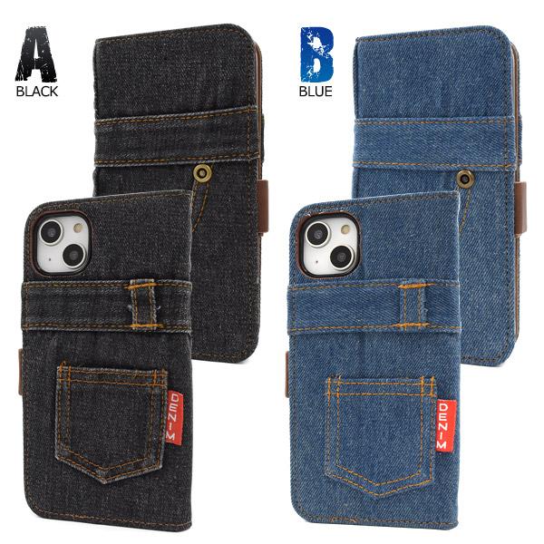 ajew アデュー　スマホケース　アイホンケース　iPhone14pro デニム iPhone14Pro / indigo 【denim】(発送はご注文から3営業日以内