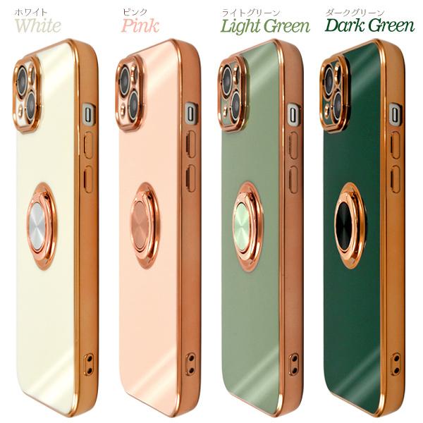 PLATA iPhone14 Plus ケース カバー バンカーリング