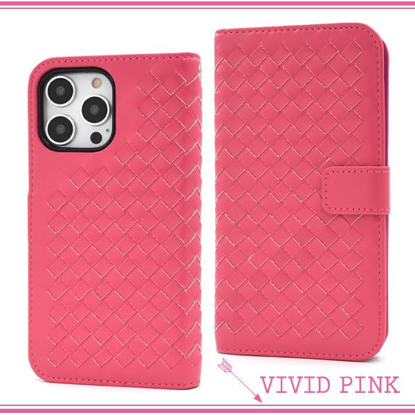 iPhone 14 ProMax ケース 手帳型　ピンク iPhone14 ケース pro max plus 手帳型 ブランド おしゃれ ミラー