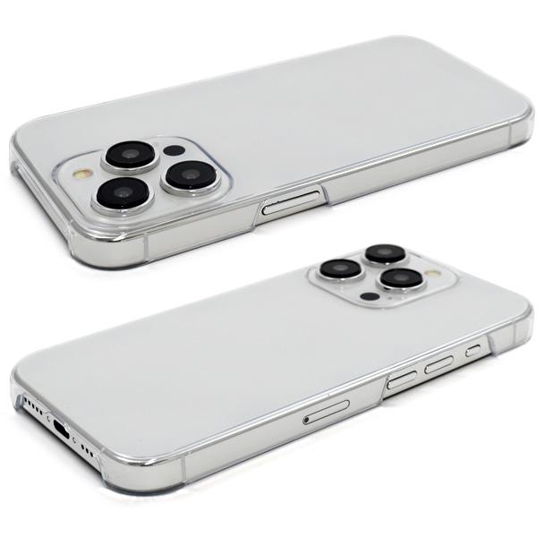 PLATA（プラタ） iPhone15 Pro ケース カバー 透明 クリアー 無地