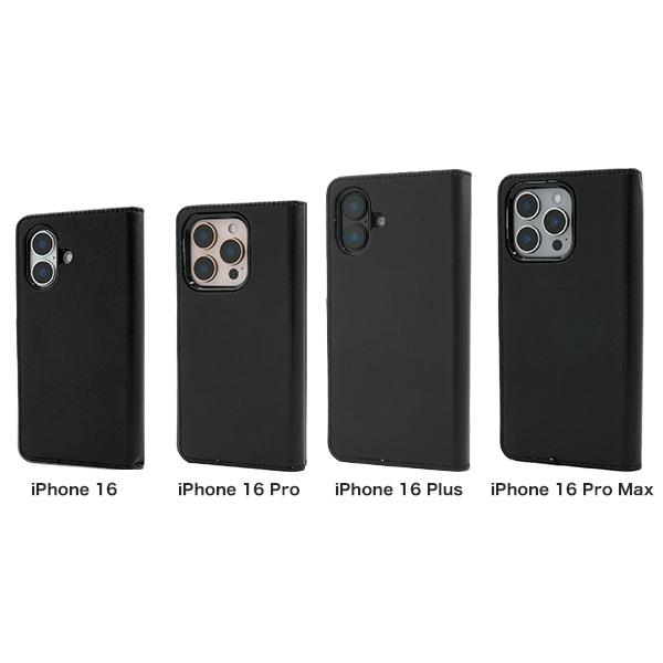 PLATA（プラタ） iPhone16 ケース 手帳型 magsafe対応 合皮レザー
