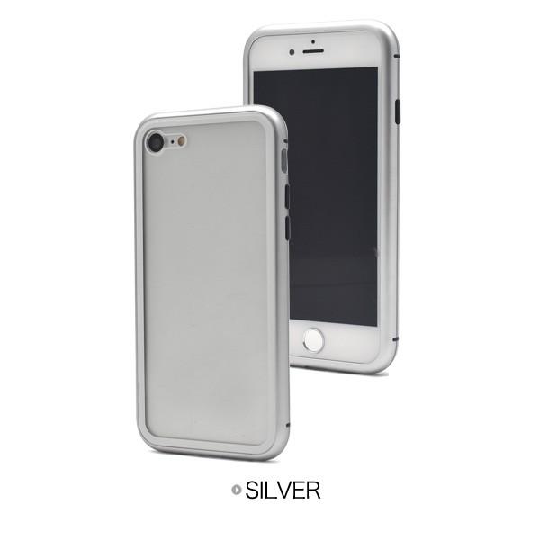 iphone 7 本体 シルバー カバー付き iPhone 7 Plus専用 ハイブリッドタフケース ブラック シルバー