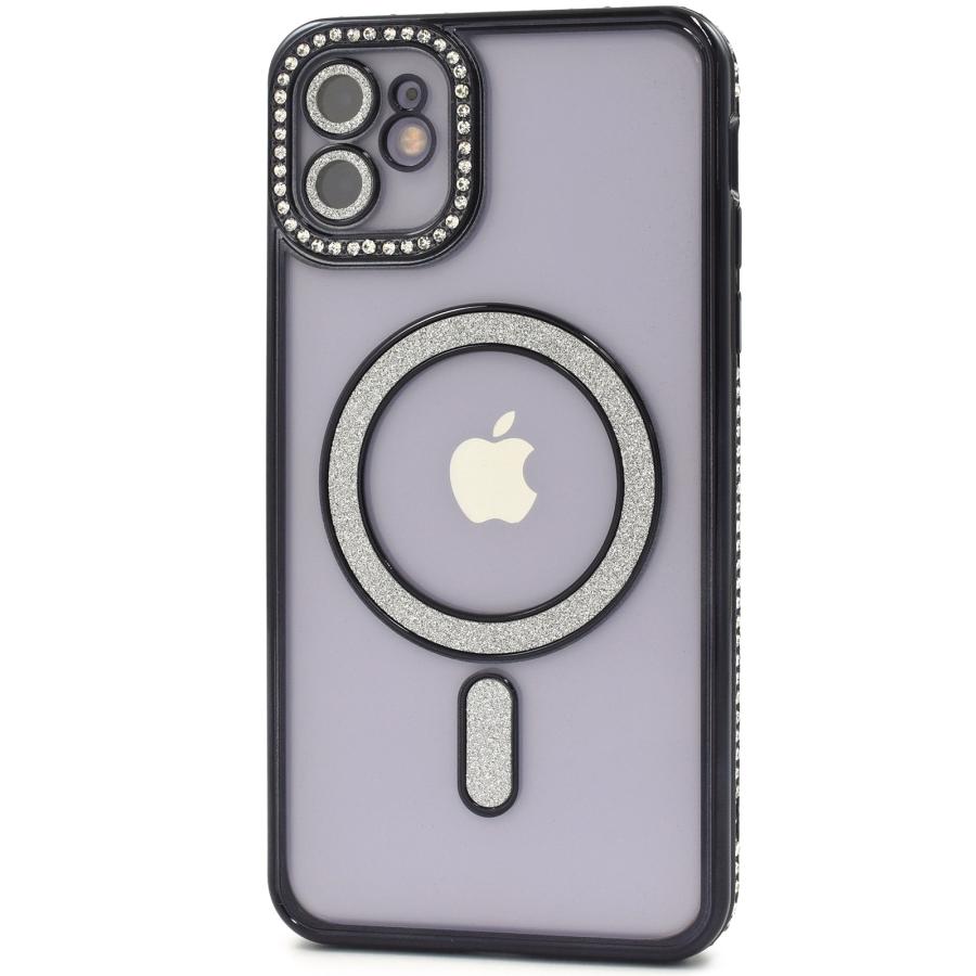 PLATA（プラタ） iPhone シリーズ ケース MagSafe対応 ラインストーン