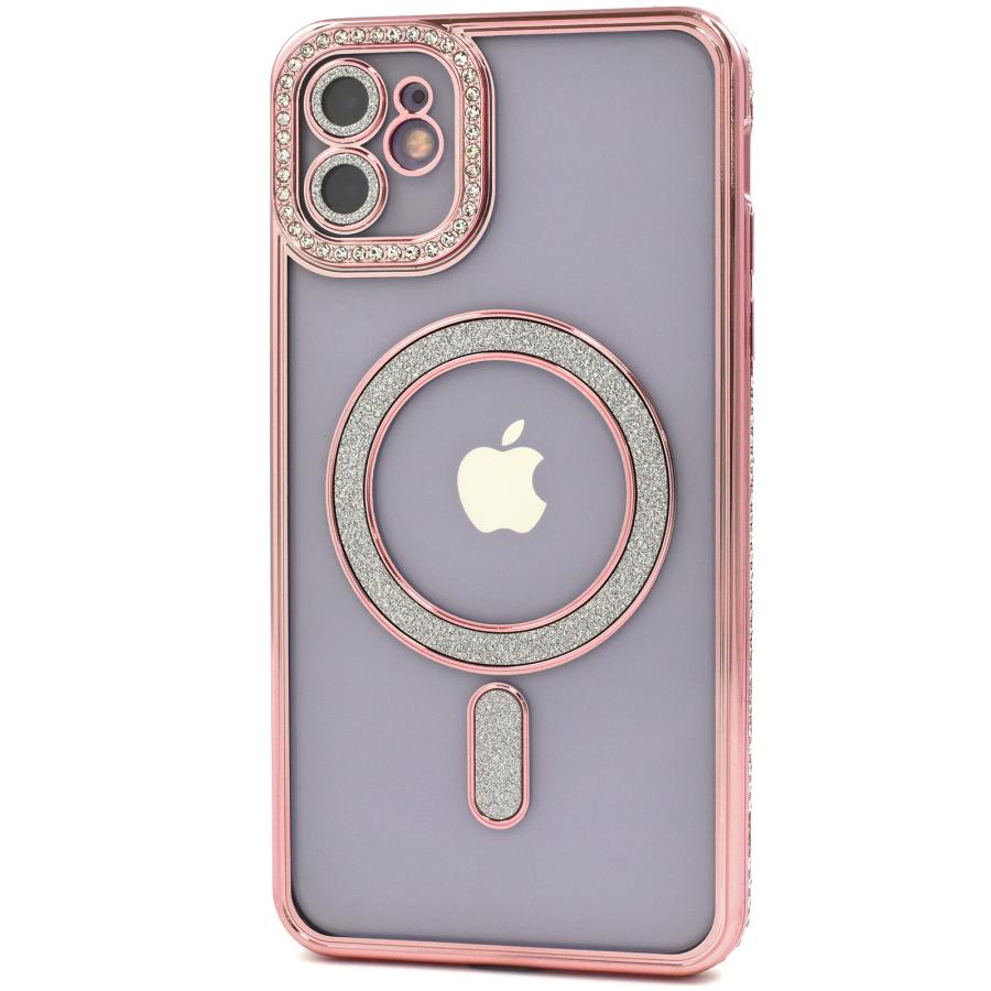 PLATA（プラタ） iPhone シリーズ ケース MagSafe対応 ラインストーン