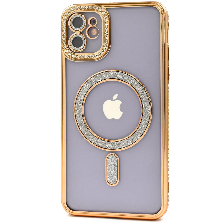 PLATA（プラタ） iPhone シリーズ ケース MagSafe対応 ラインストーン