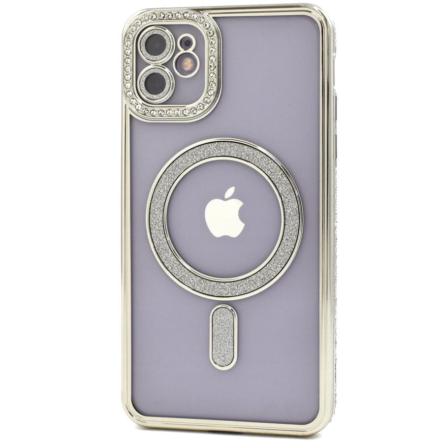 PLATA（プラタ） iPhone シリーズ ケース MagSafe対応 ラインストーン