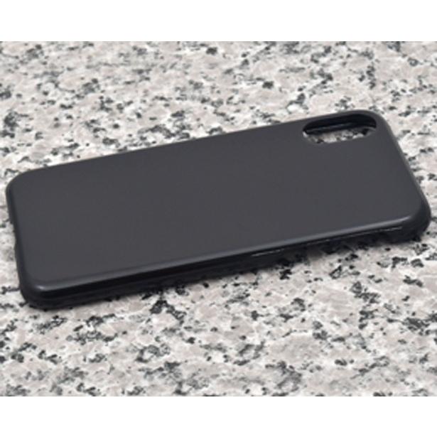 傷あり 黒 iPhoneケース　　10 PLATA（プラタ） iPhoneX iPhoneXS ハードケース 黒（ブラック