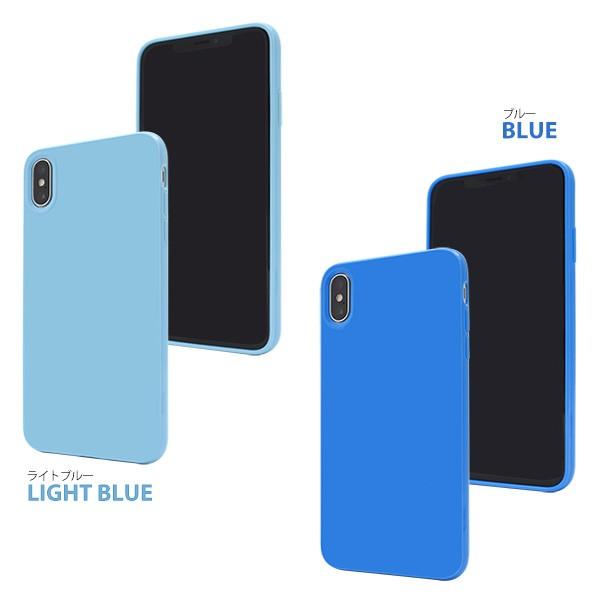 PLATA iPhone XS Max ケース カラフル 10色展開 背面 カバー